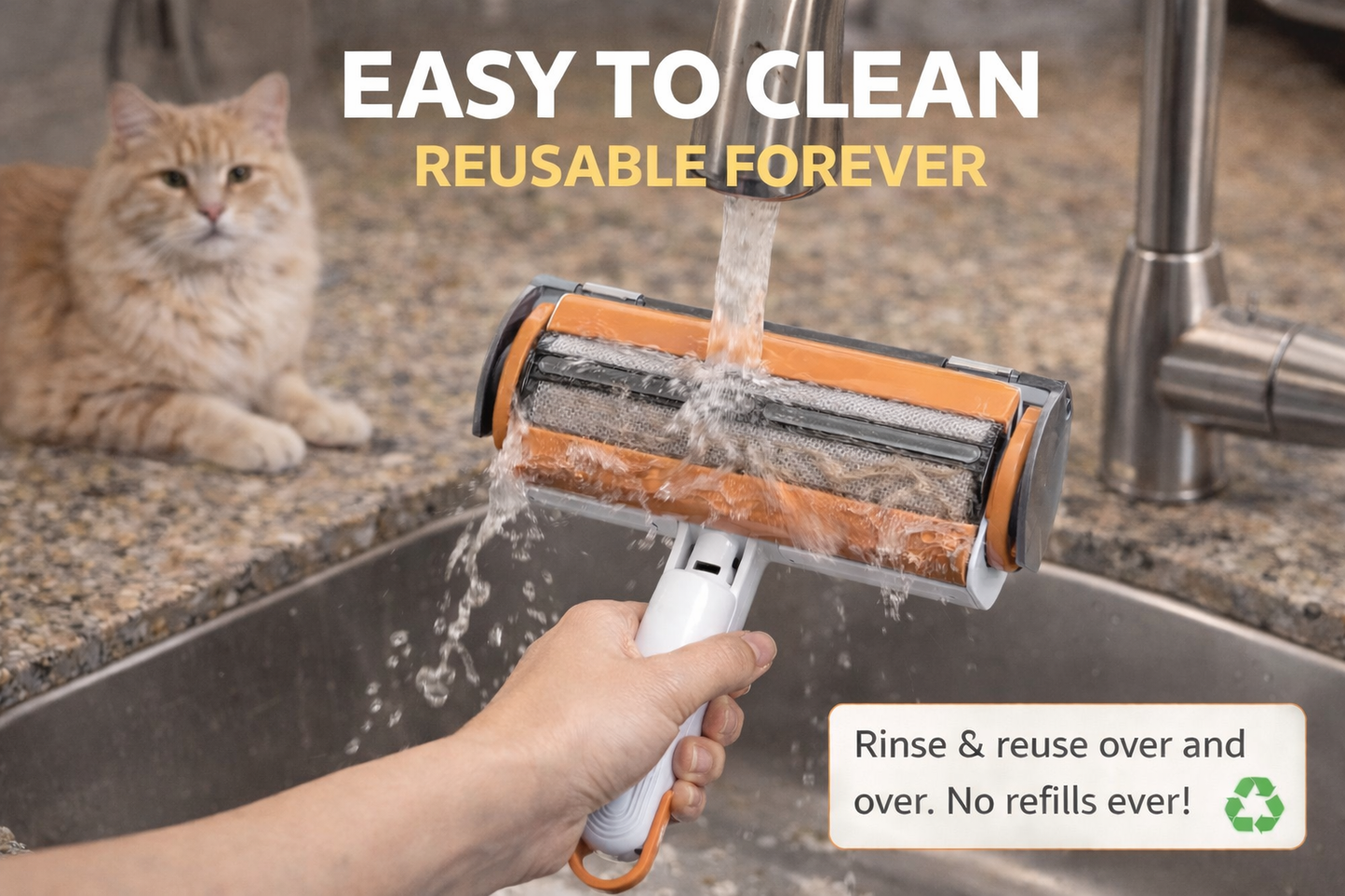 Virello™ Pet Hair Remover – Remove Fur in Seconds (No Refills Needed)